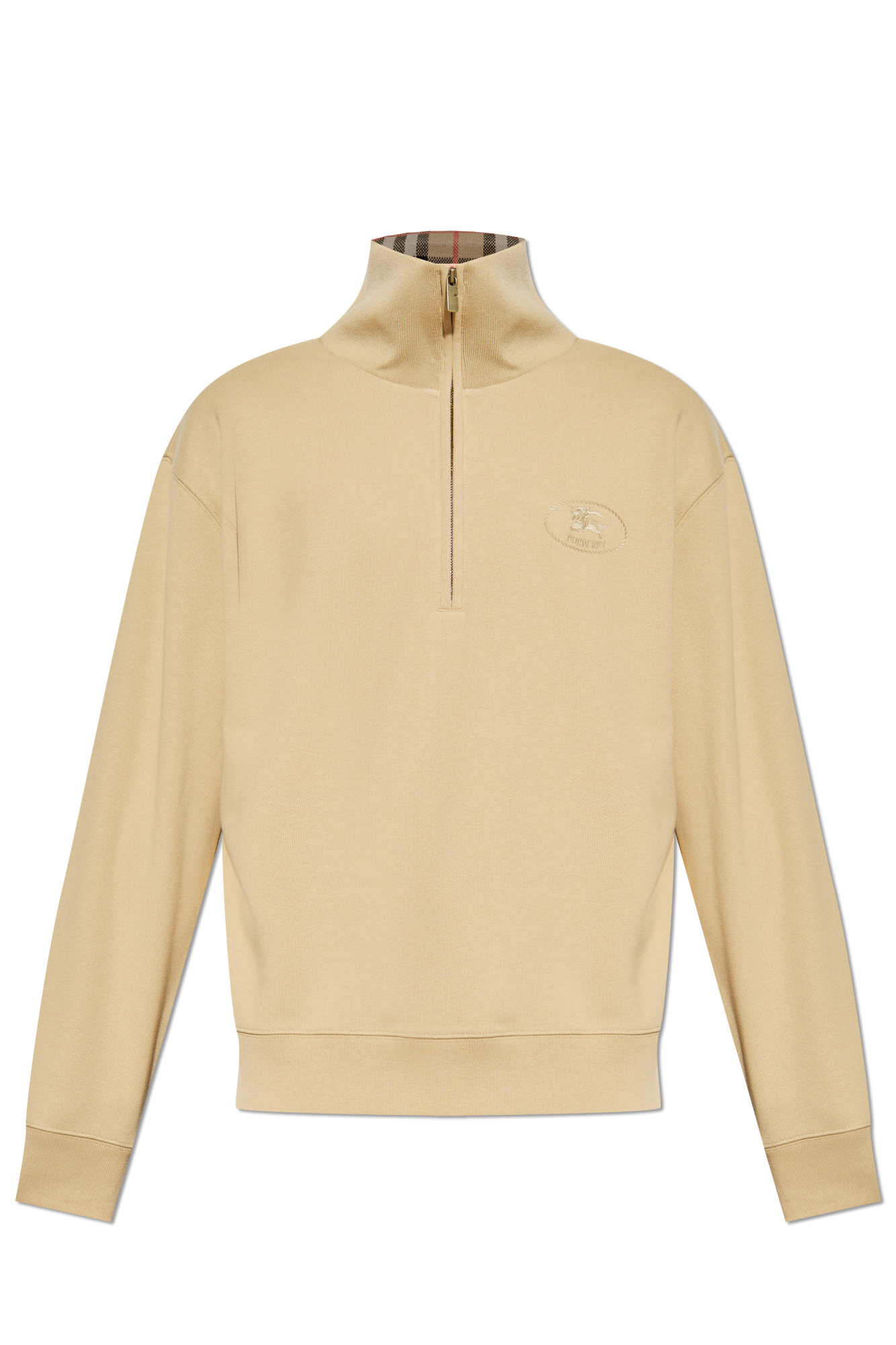 Beige Sweatshirt with embroidered logo Burberry - Vitkac Canada